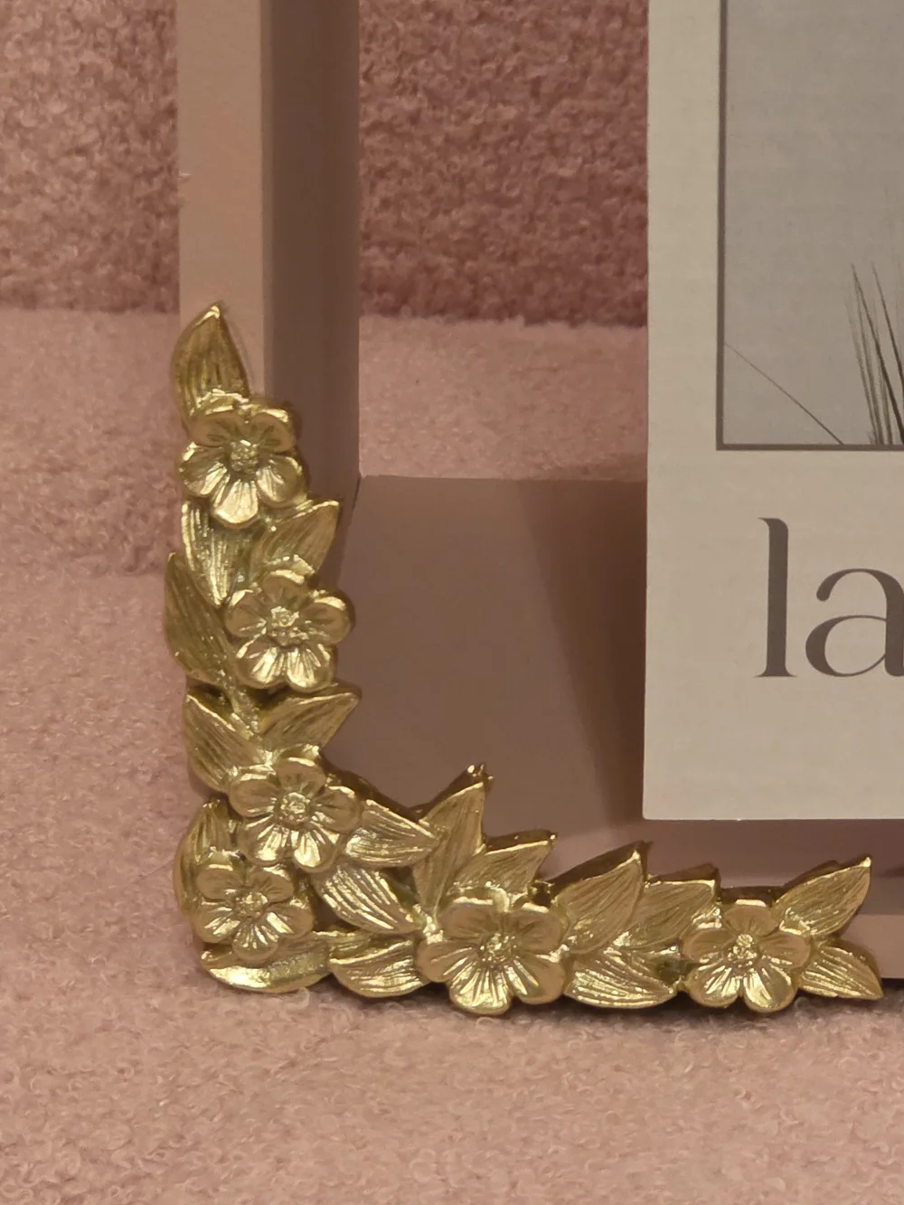 lace & laurie Pink Decorative Wall Shelf by